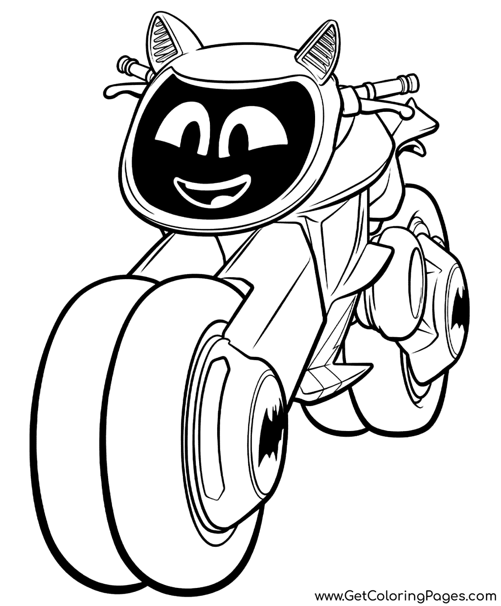 Batwheels Coloring Pages ...