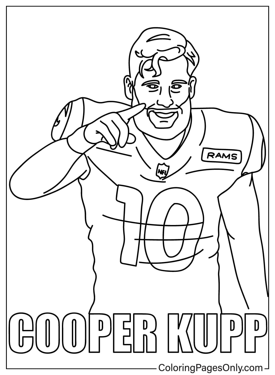 Cooper Kupp Coloring Page - Free ...