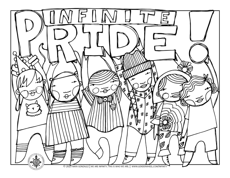 Coloring Pages & Posters - The Gender Wheel