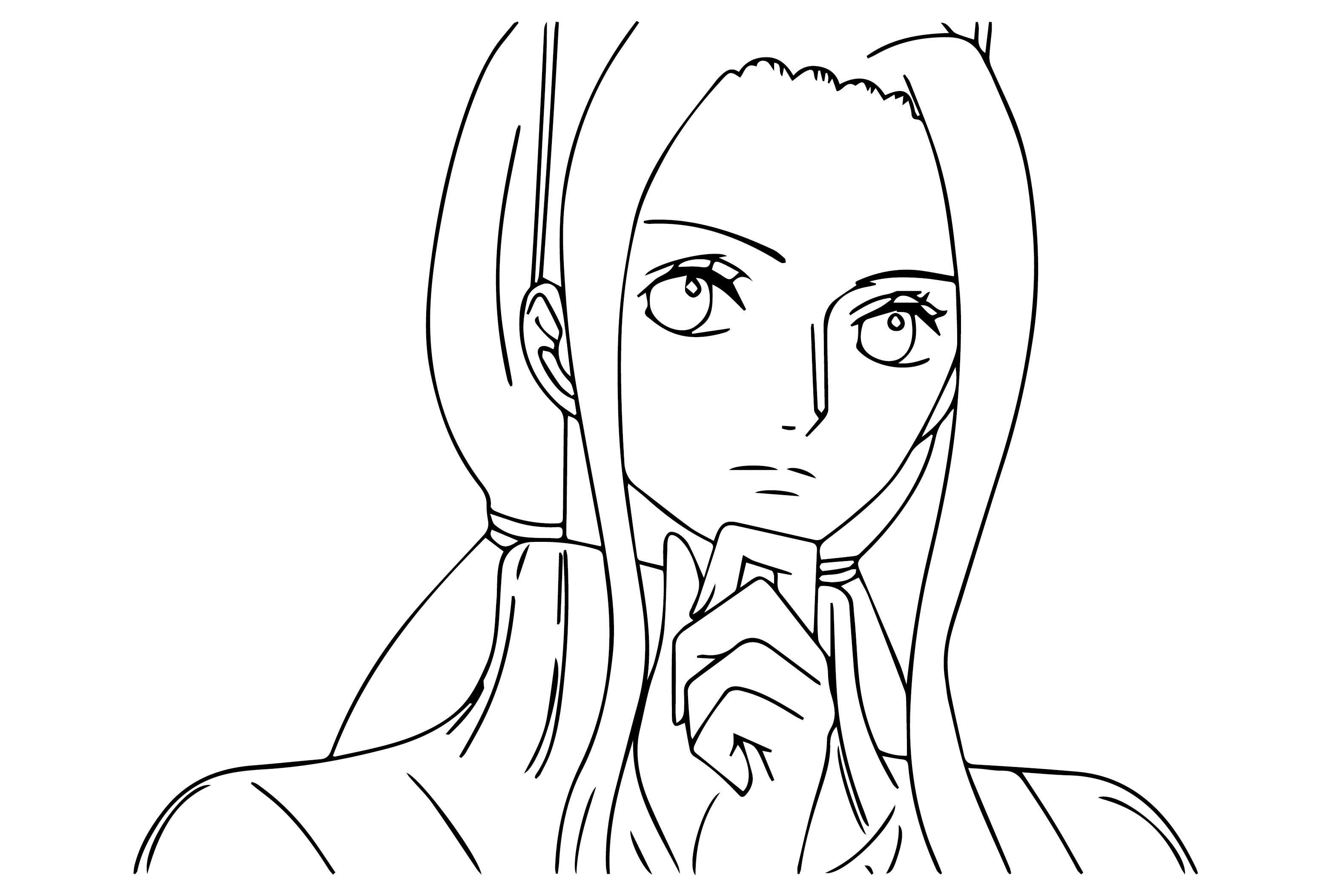 Drawing Nico Robin Coloring Page - Free ...