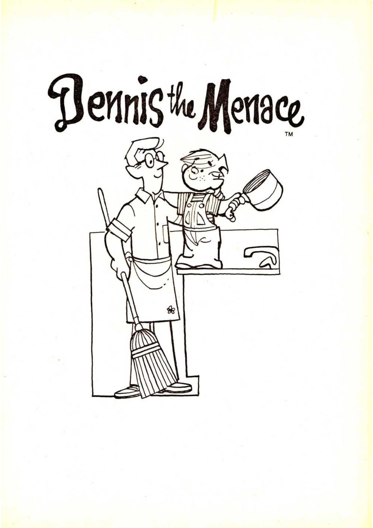 Dennis the menace Coloring book : Free Download, Borrow, and Streaming :  Internet Archive