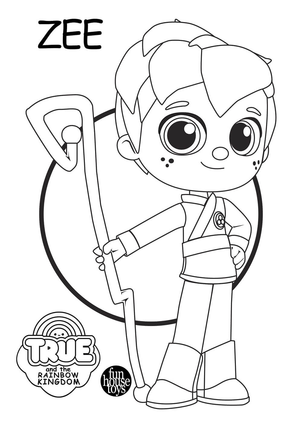 15 Free Printable True And The Rainbow Kingdom Coloring Pages