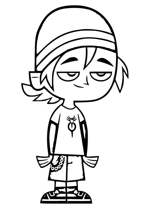 Jude from Total DramaRama coloring page ...