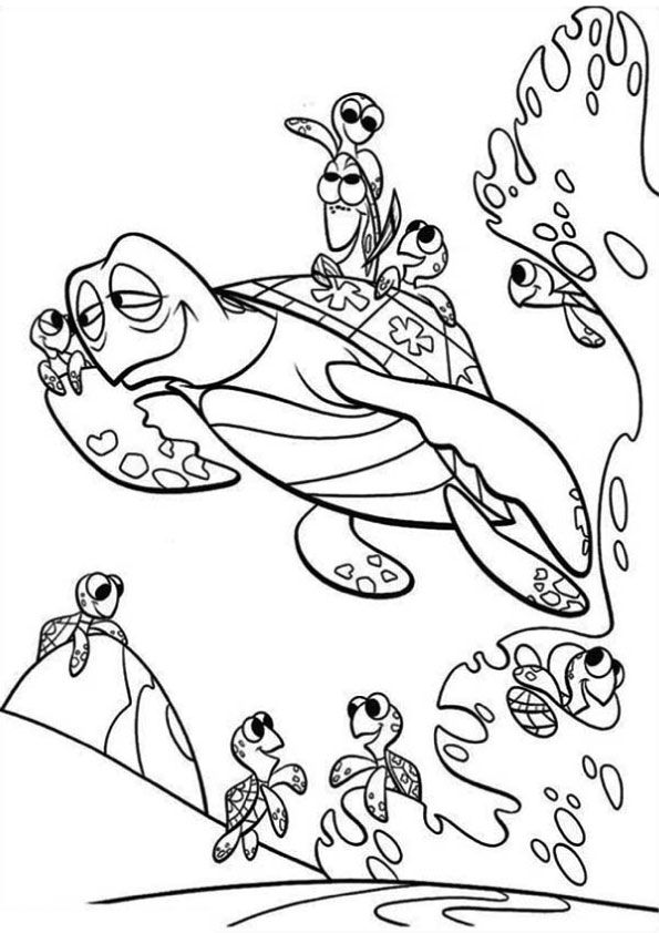 Free Printable Nemo Coloring Pages ...