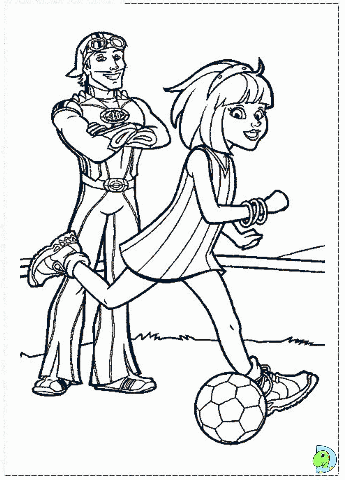 Lazy Town Coloring page