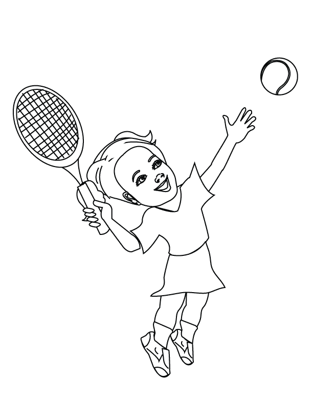 Kids Pages - Playing Tennis | Tenis