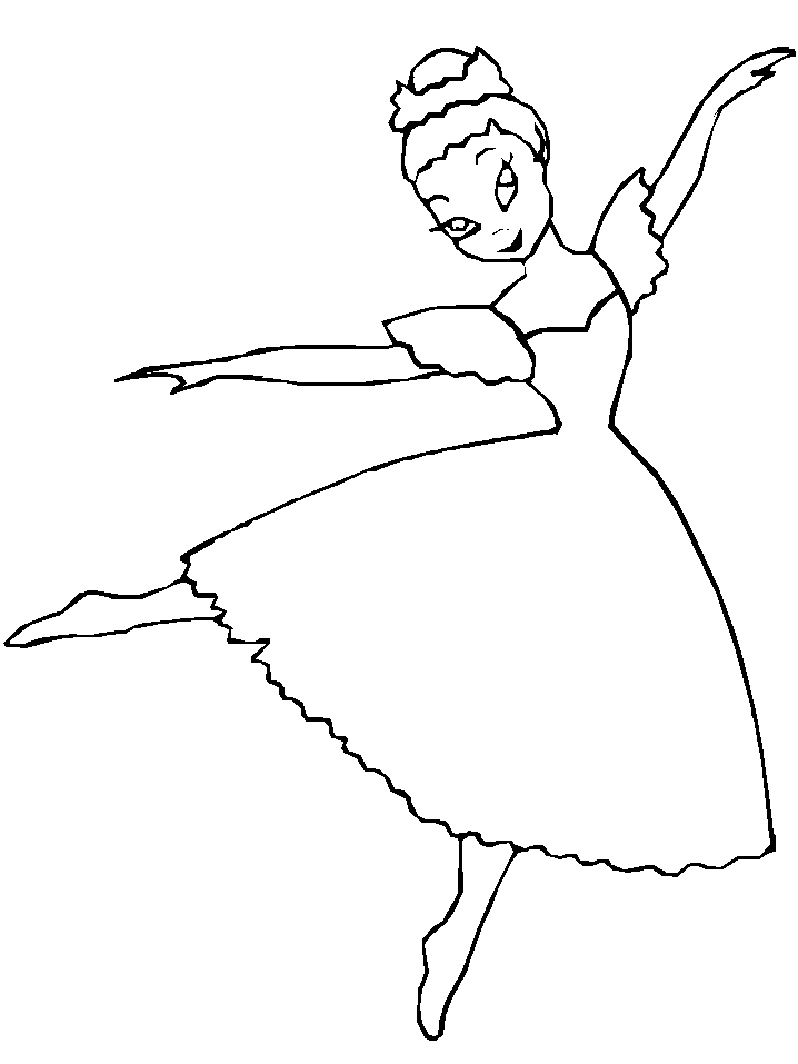 Ballet Coloring Pages Images & Pictures - Becuo