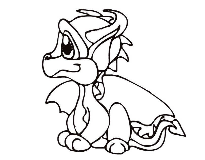 Dragon Coloring Pages Realistic