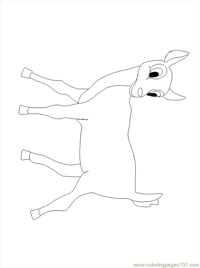 Coloring Pages Deer (Mammals > Deer) - free printable coloring 