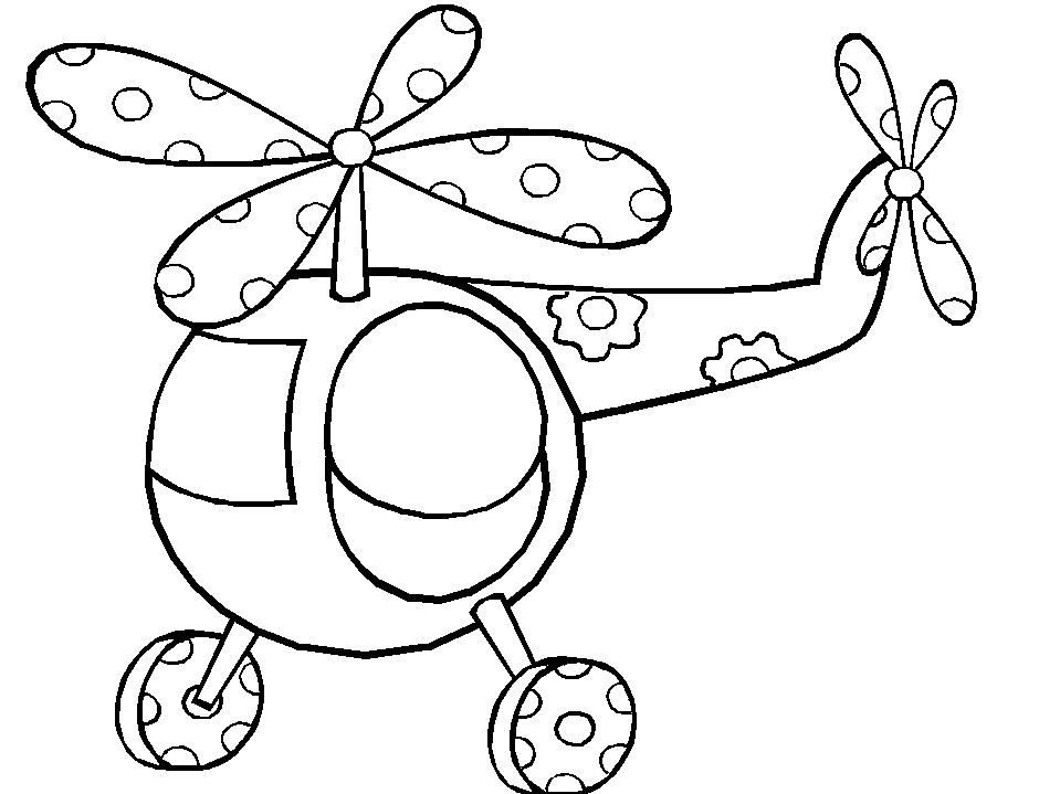 helicopters Colouring Pages (page 2)