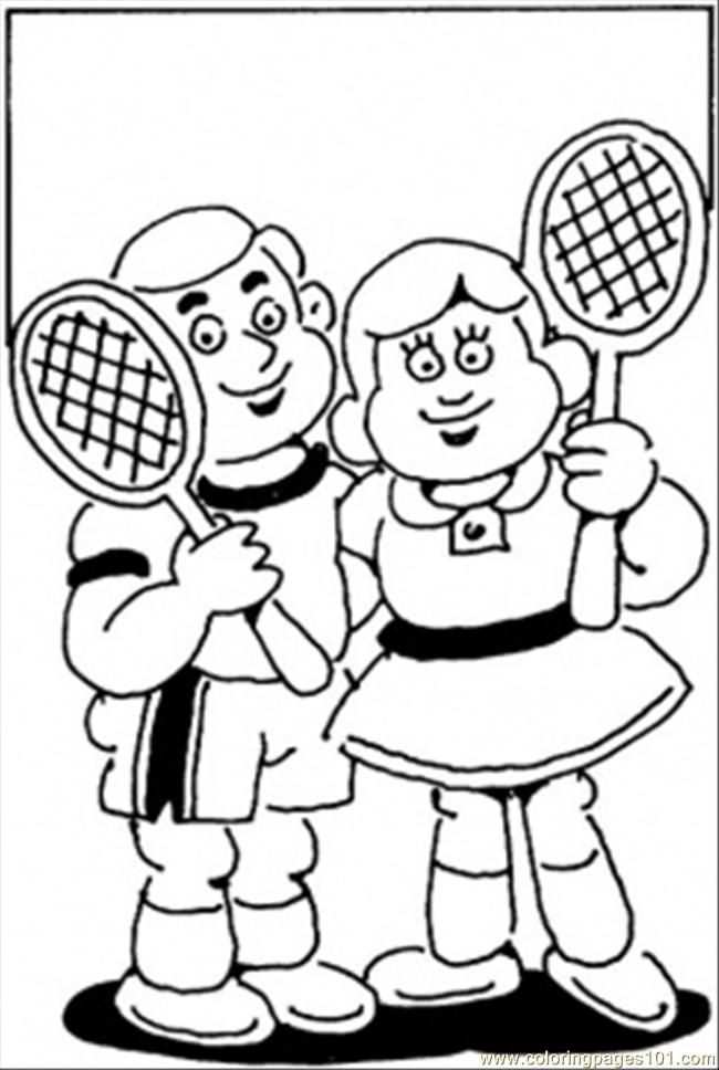 tennis player Colouring Pages (page 3)