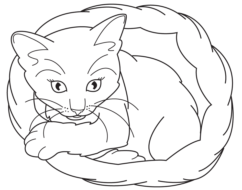 kittens coloring pages : Printable Coloring Sheet ~ Anbu Coloring 