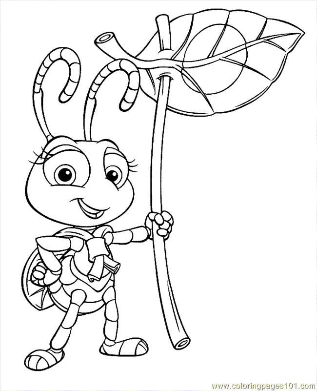 Coloring Pages A Bugs Life Coloring Page 07 (Cartoons > A Bugs 