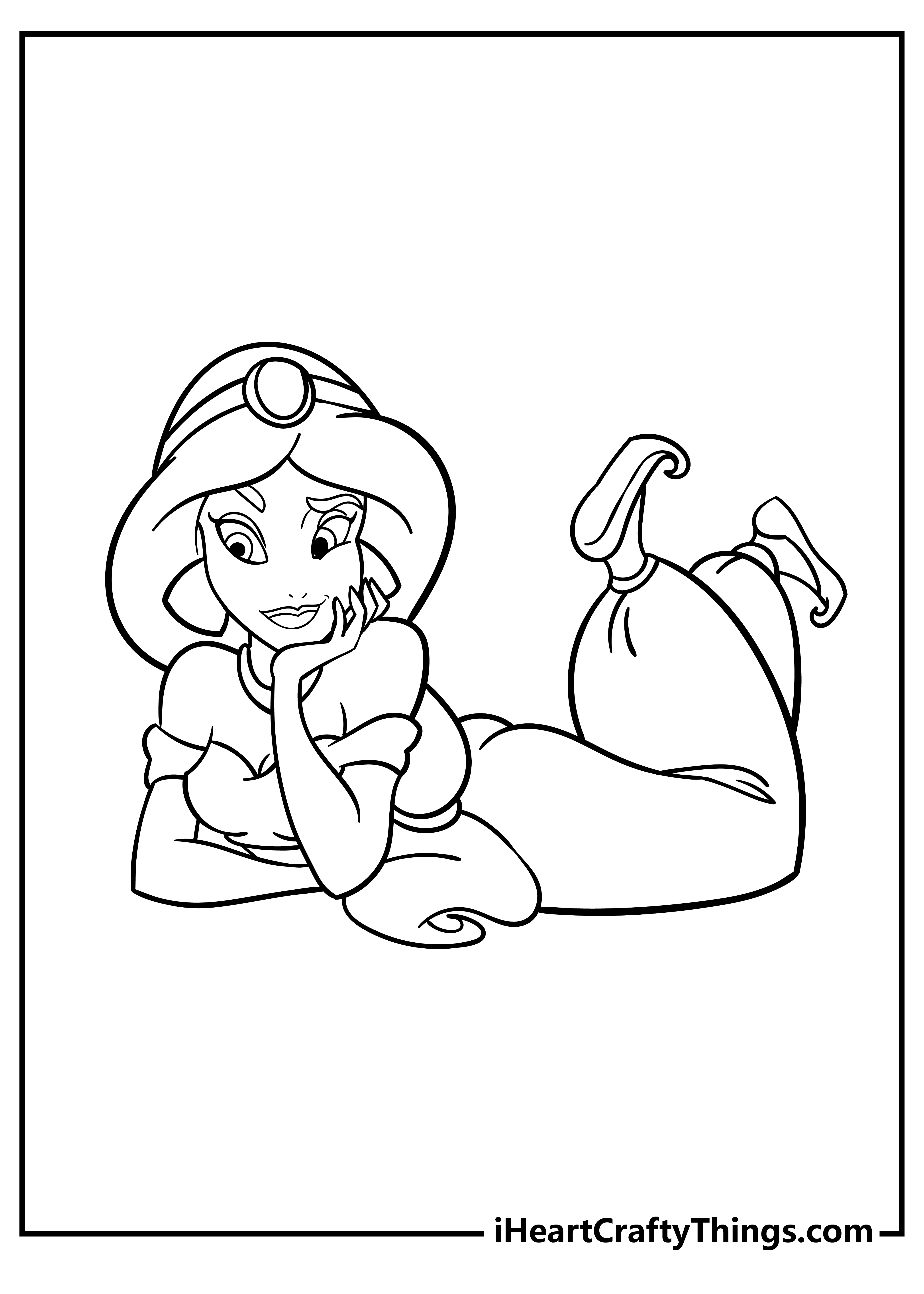 Printable Jasmine Coloring Pages (Updated 2022)