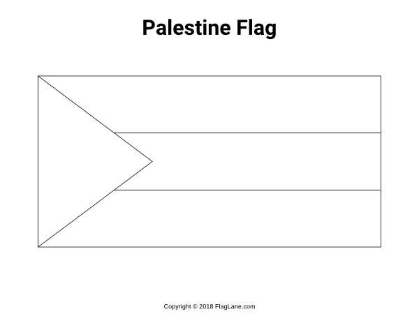 Free Middle Eastern Flag Coloring Pages