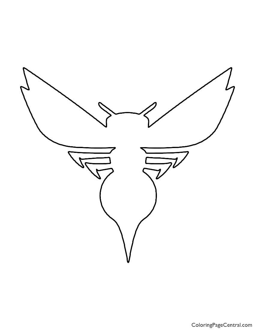 NBA Charlotte Hornets Logo Coloring Page | Coloring Page Central