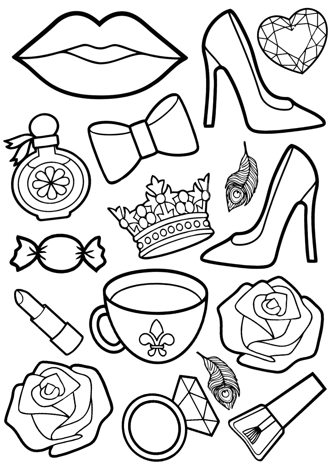 Stickers coloring pages | Coloring pages to download and print