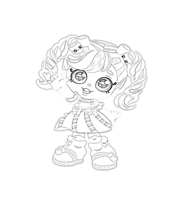 The Holiday Site: Coloring Pages of Kindi Kids Dolls Free and Downloadable