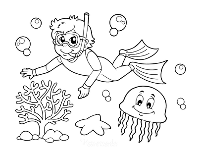 Free Summer Coloring Pages for Kids & Adults