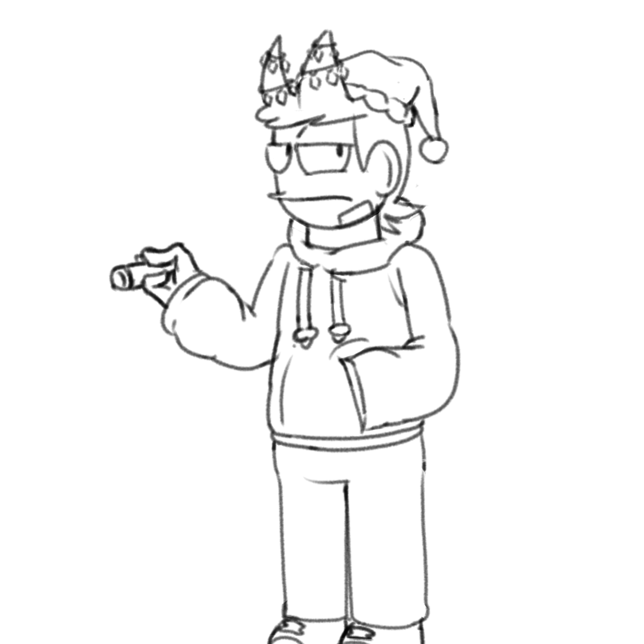 Am working on a Tord drawing. This is the process of it, how dose it look  so far? : r/Eddsworld
