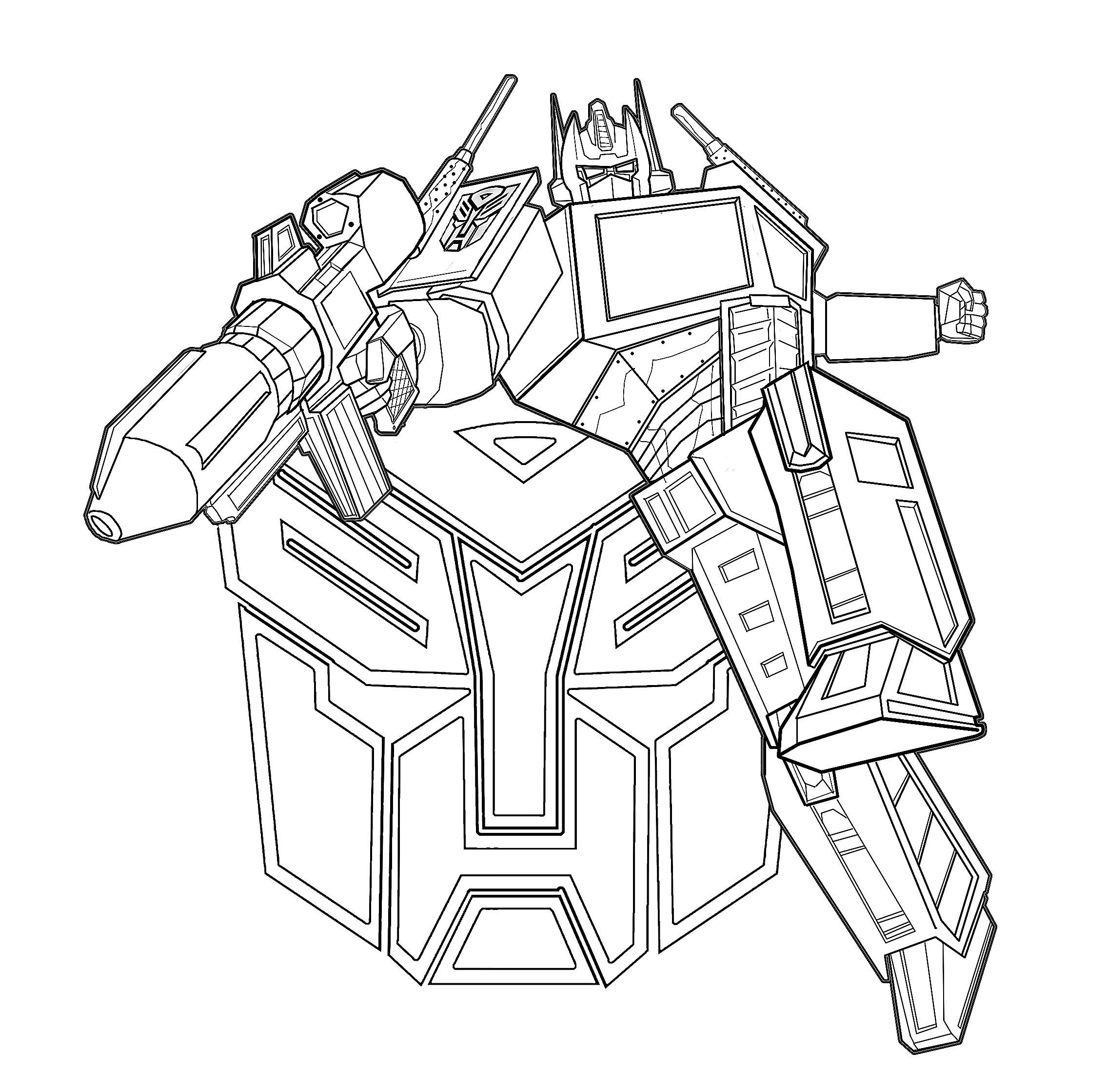 Megatron Coloring Pages Printable Transformers | Super Heroes ...