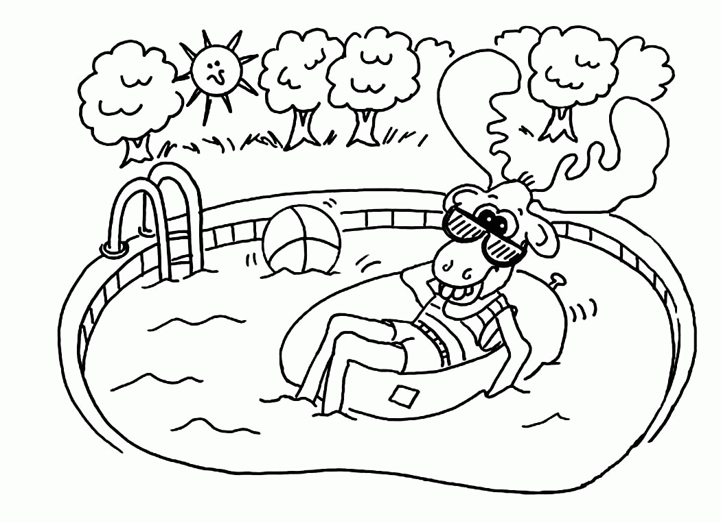 6 Pics of Swimming Coloring Pages Printable - Free-Swimming ...