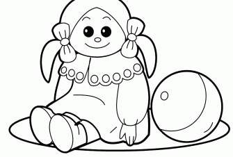 doll coloring pages - High Quality Coloring Pages