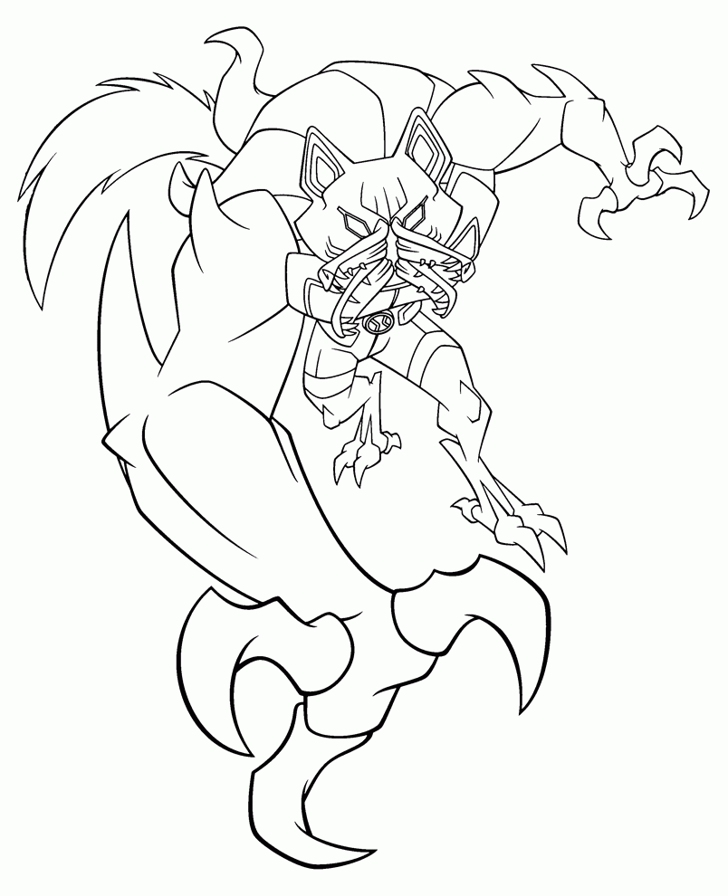 Benwolf Coloring Page