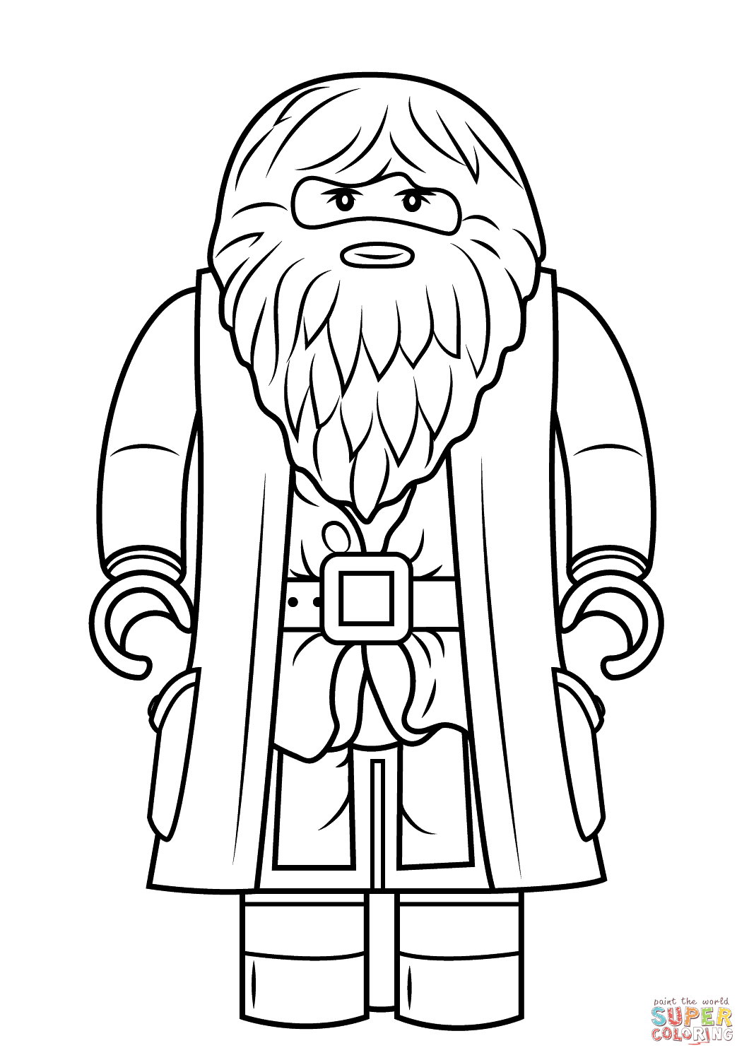 Lego Rubeus Hagrid Minifigure | Harry potter coloring pages, Lego coloring  pages, Harry potter coloring book