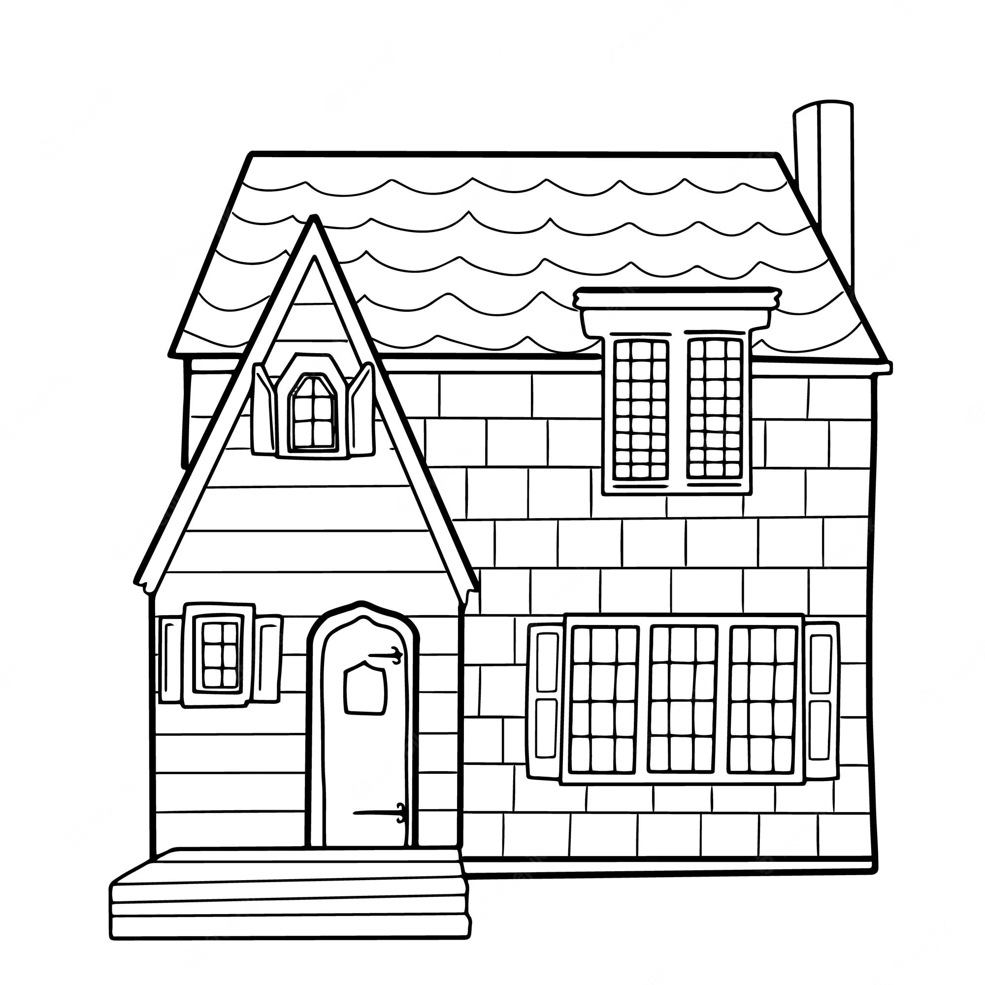 Page 3 | Coloring Book House Images - Free Download on Freepik