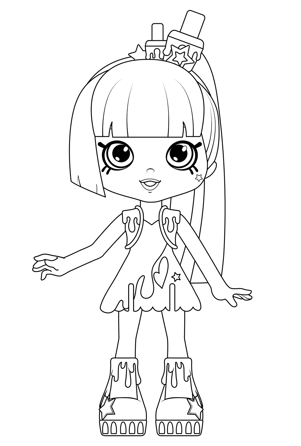 Happy Polli Polish Coloring Page - Free Printable Coloring Pages for Kids