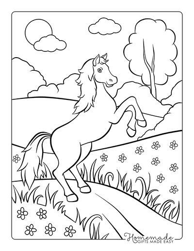 Best Horse Coloring Pages for Kids & Adults | Free Printables