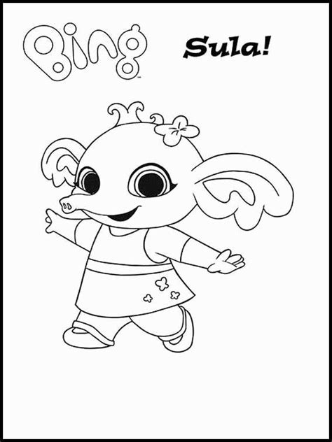Bing Cbeebies - Free Colouring Pages