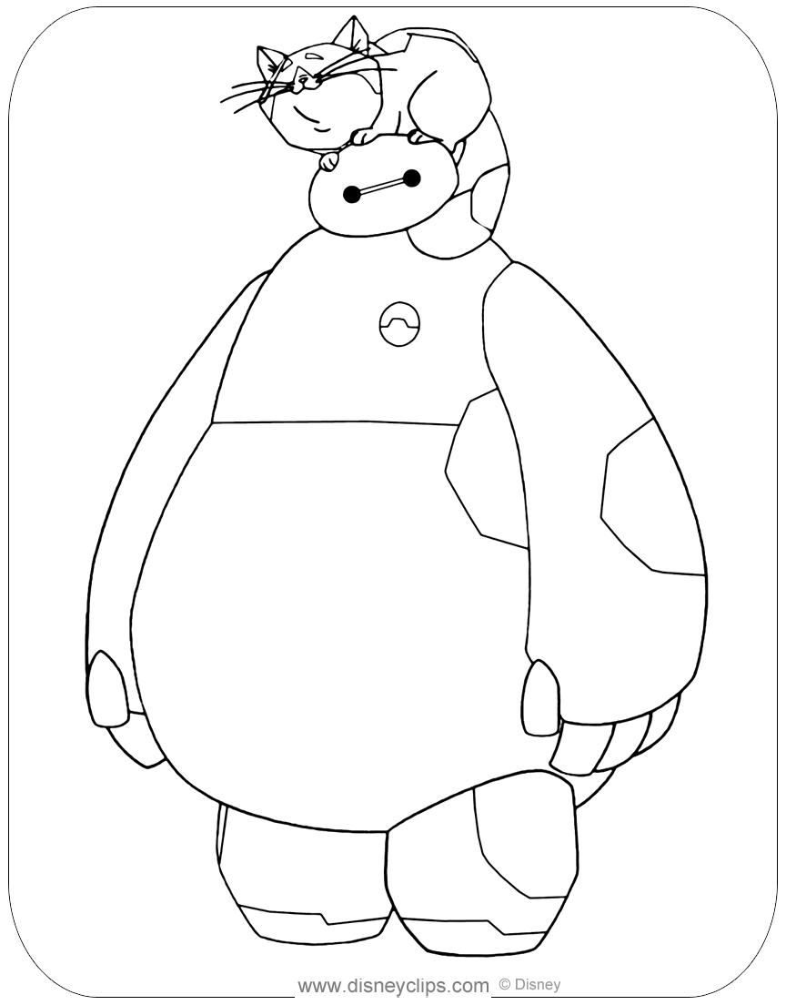 Big Hero 6 Coloring Pages | Disneyclips.com