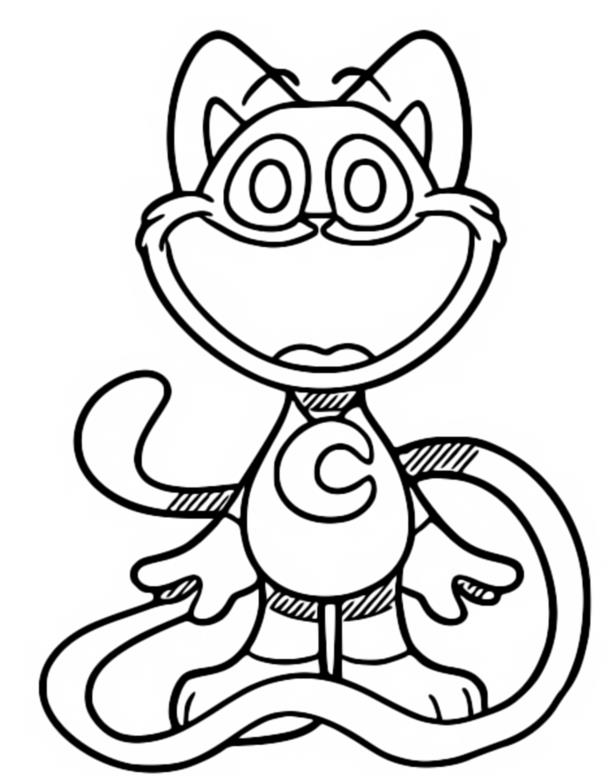 Coloring page Poppy Playtime Chapter 3 ...