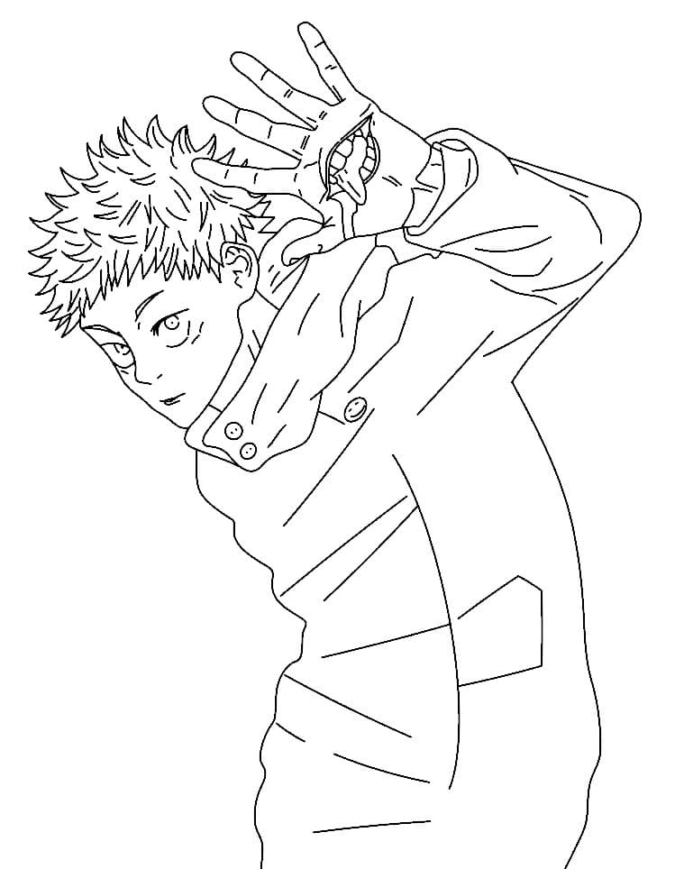 Jujutsu Kaisen Coloring Pages Printable for Free Download