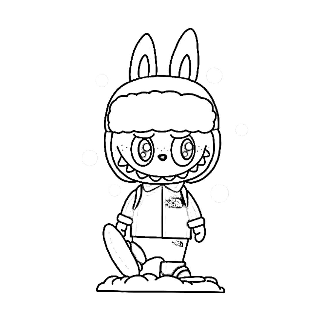 Labubu Coloring Pages Free Printable ...