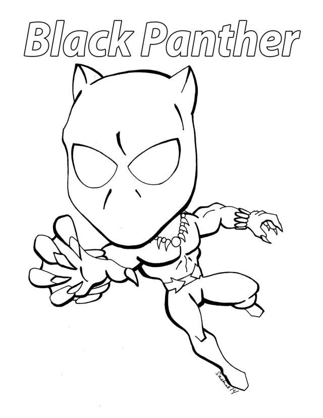 Black Panther Coloring Pages - Best ...