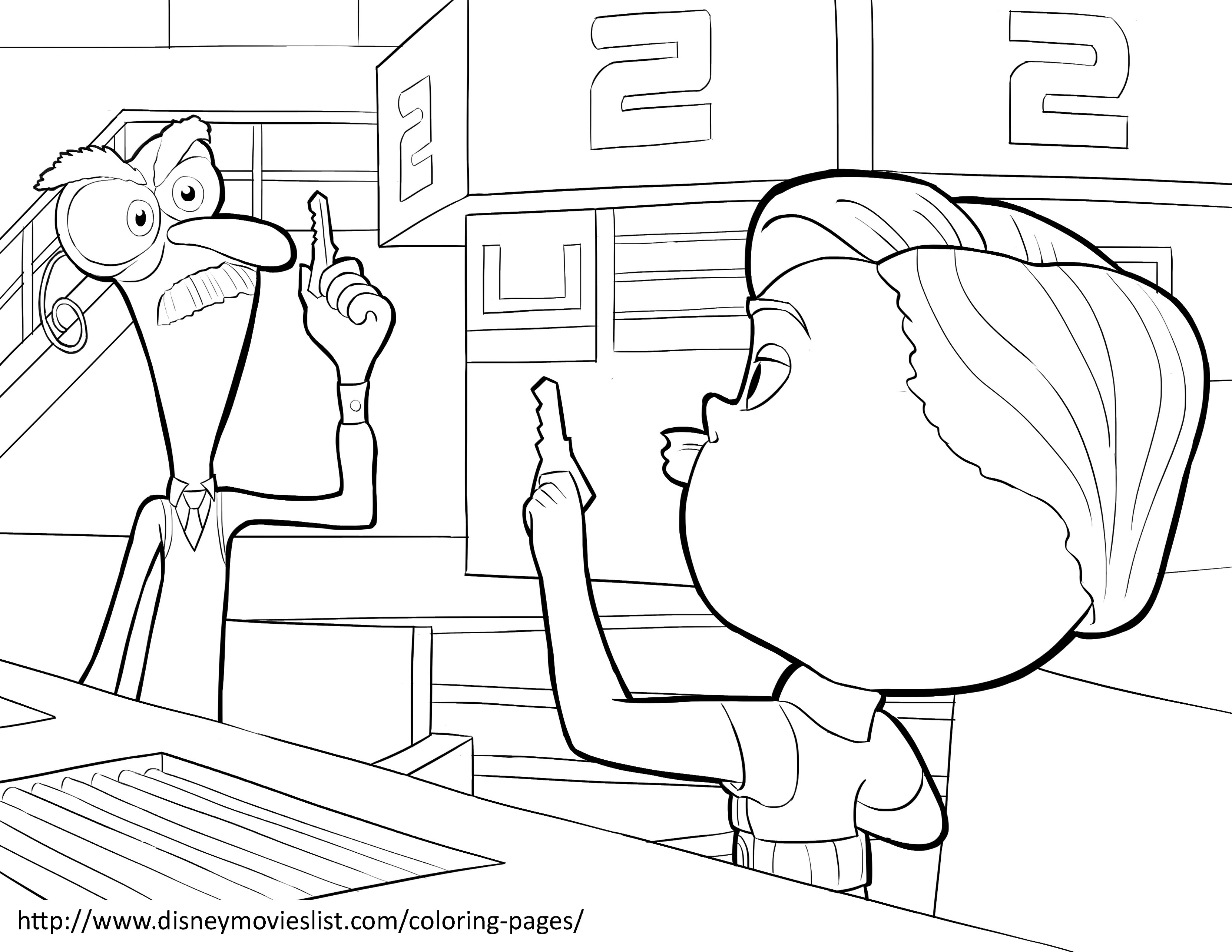 Inside out to download for free - Inside Out Kids Coloring Pages