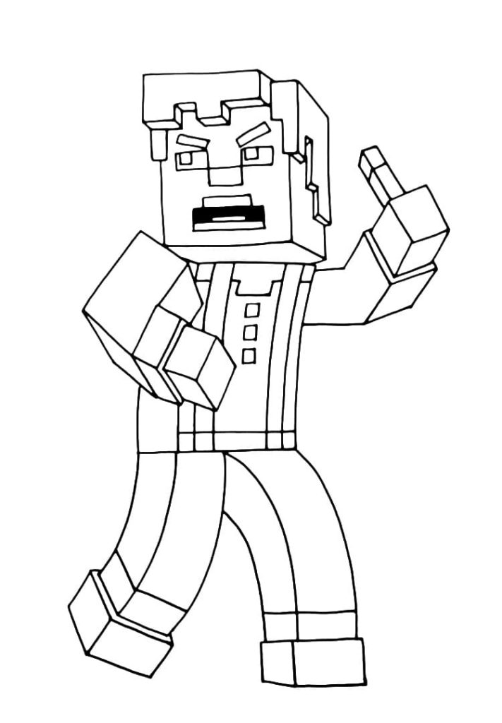 100 Minecraft Coloring Pages. Print or download | WONDER DAY — Coloring  pages for children and adults