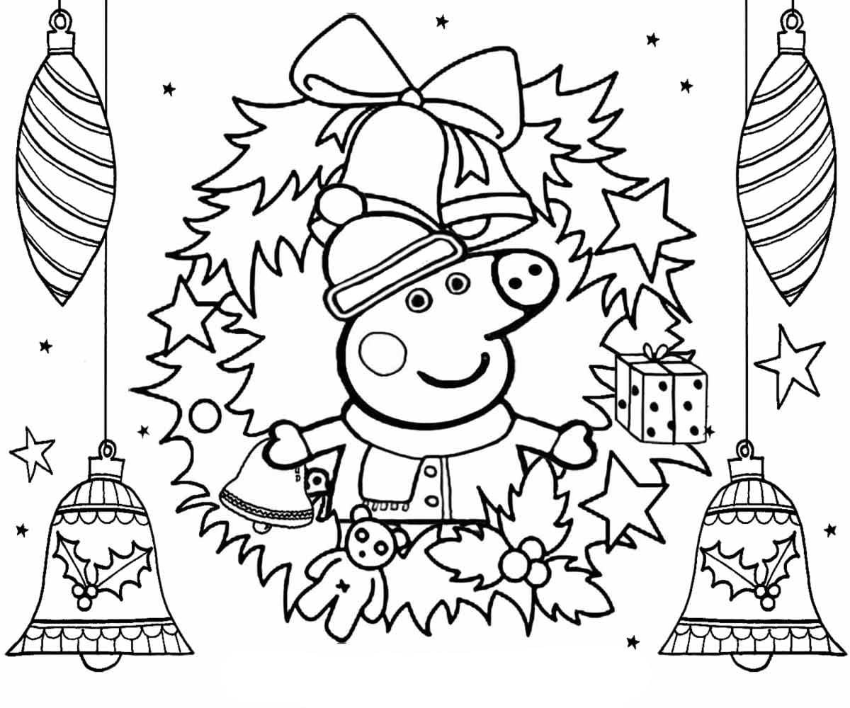 Cartoon Christmas Coloring Pages | WONDER DAY — Coloring pages for children  and adults