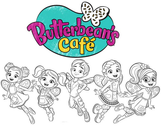 Butterbean's Cafe Coloring Pages - Best coloring pages