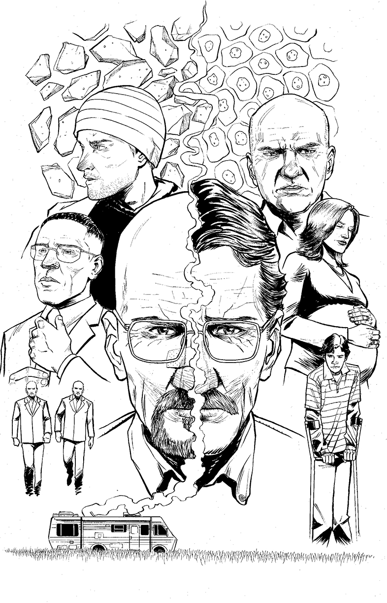 Drawing Breaking Bad #151044 (TV Shows) – Printable coloring pages