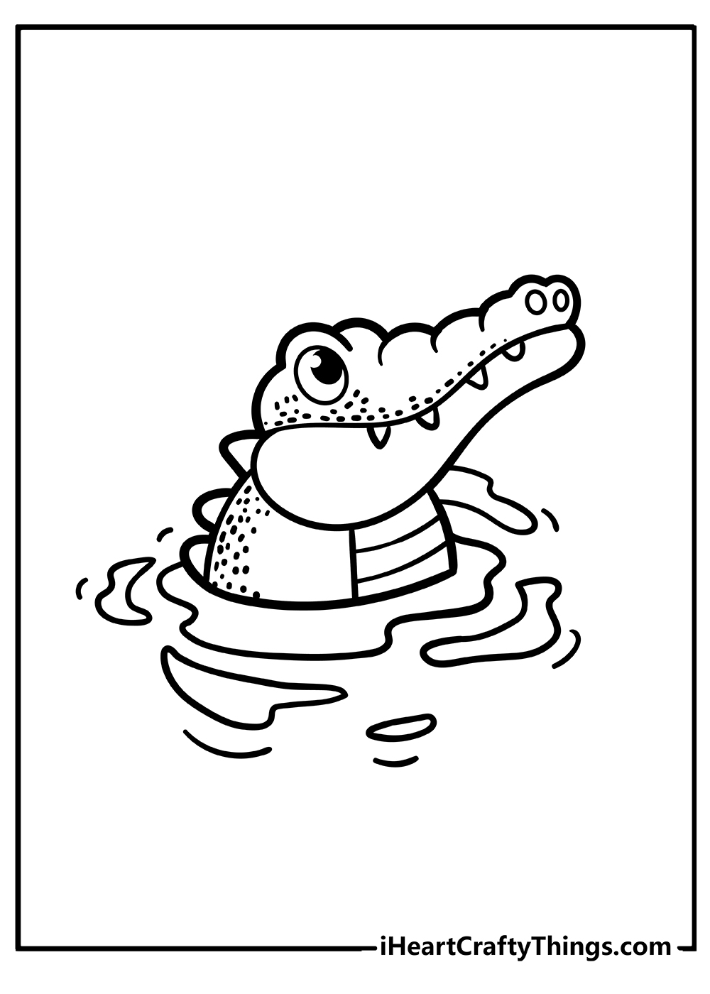 Printable Crocodile Coloring Pages (Updated 2023)