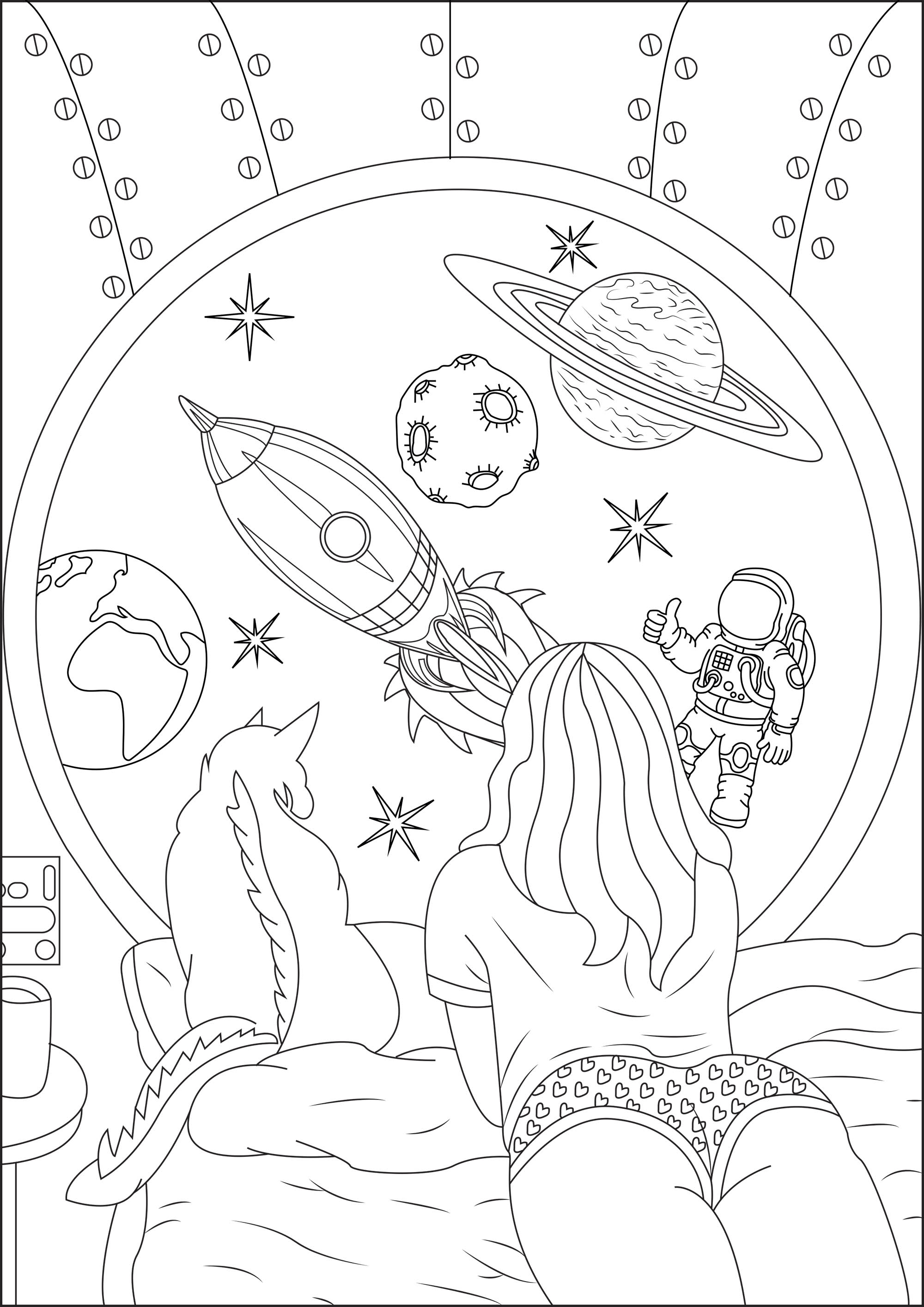 Woman - Coloring Pages for Adults