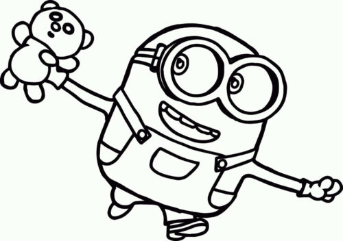 35 Free Minions Coloring Pages Printable