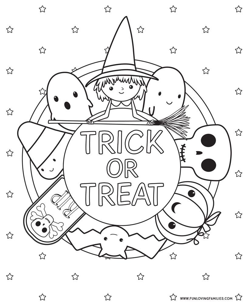 Halloween Coloring Pages (Free Printables) - Fun Loving Families