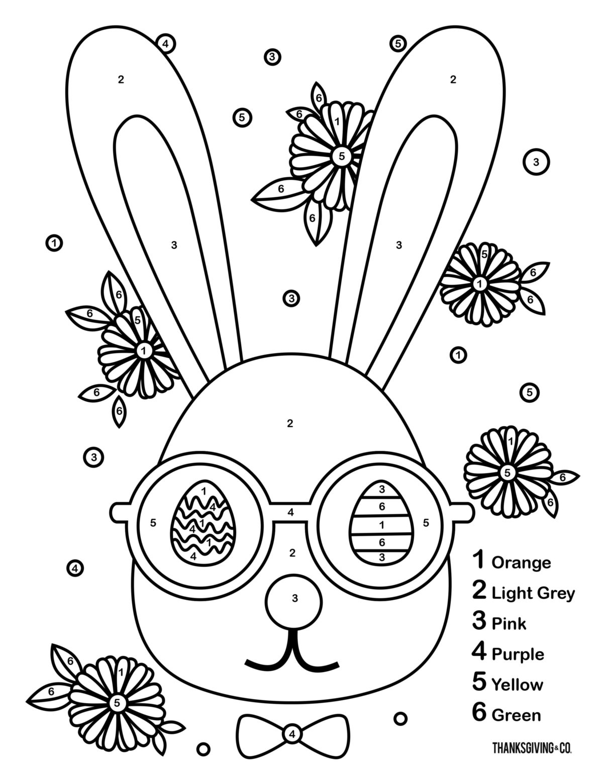 3 color by number Easter printables to keep your kids entertained