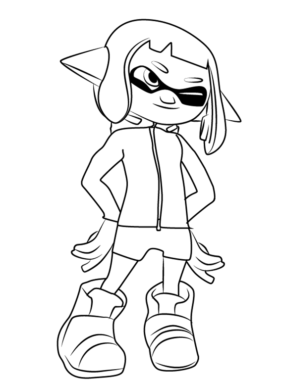 Splatoon Coloring Pages - Best Coloring Pages For Kids | Coloring pages for  kids, Coloring pages, Animal coloring pages