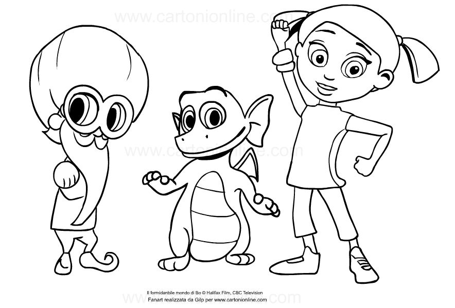 Drawing of Bo on the Go coloring page | Coloring pages, Cute coloring pages,  Disney go